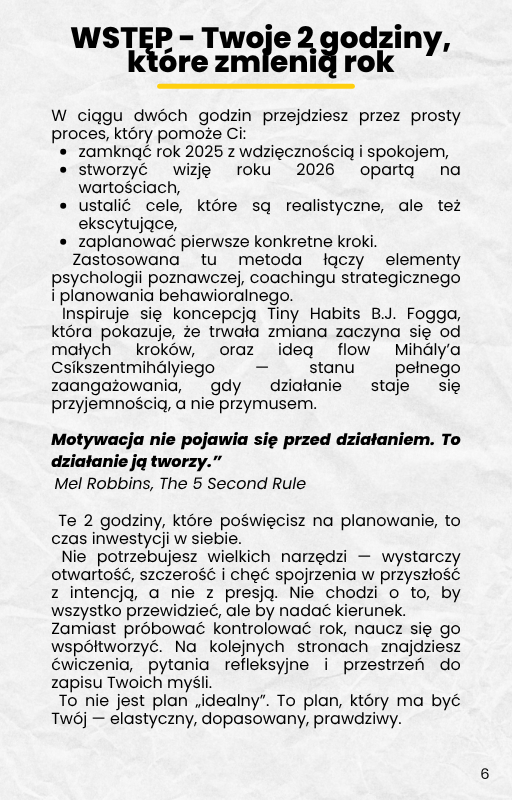 Jak zaplanować 2026 rok w 2 godziny? (Ebook)